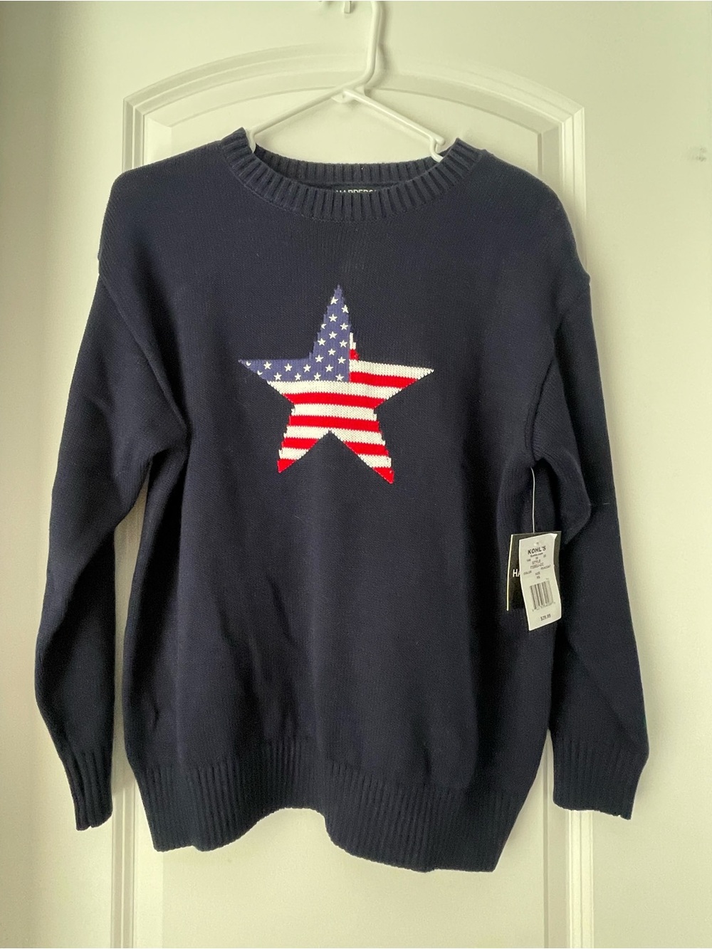 American flag star sweater